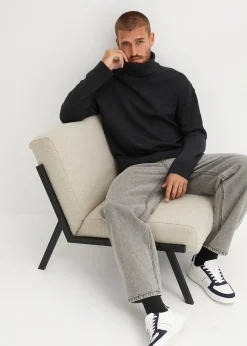 Homme bonprix Pulls & Gilets|Pull col roulé ample