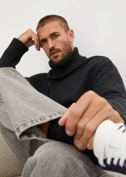 Homme bonprix Pulls & Gilets|Pull col roulé ample