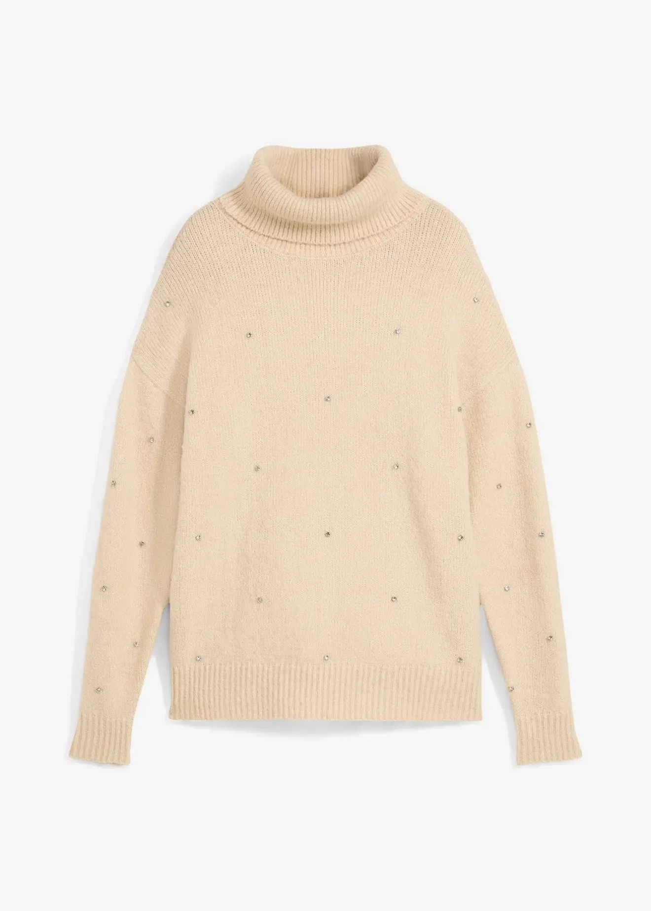 Femme bonprix Maille|Pulls & Gilets|Pull col roulé avec strass