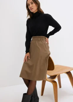 Femme bonprix Maille|Basiques|Pull col roulé basique