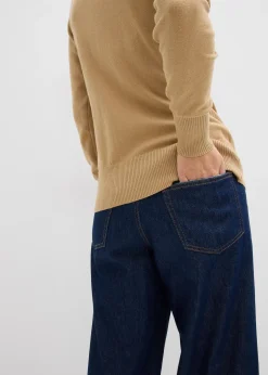 Femme bonprix Maille|Basiques|Pull col roulé basique