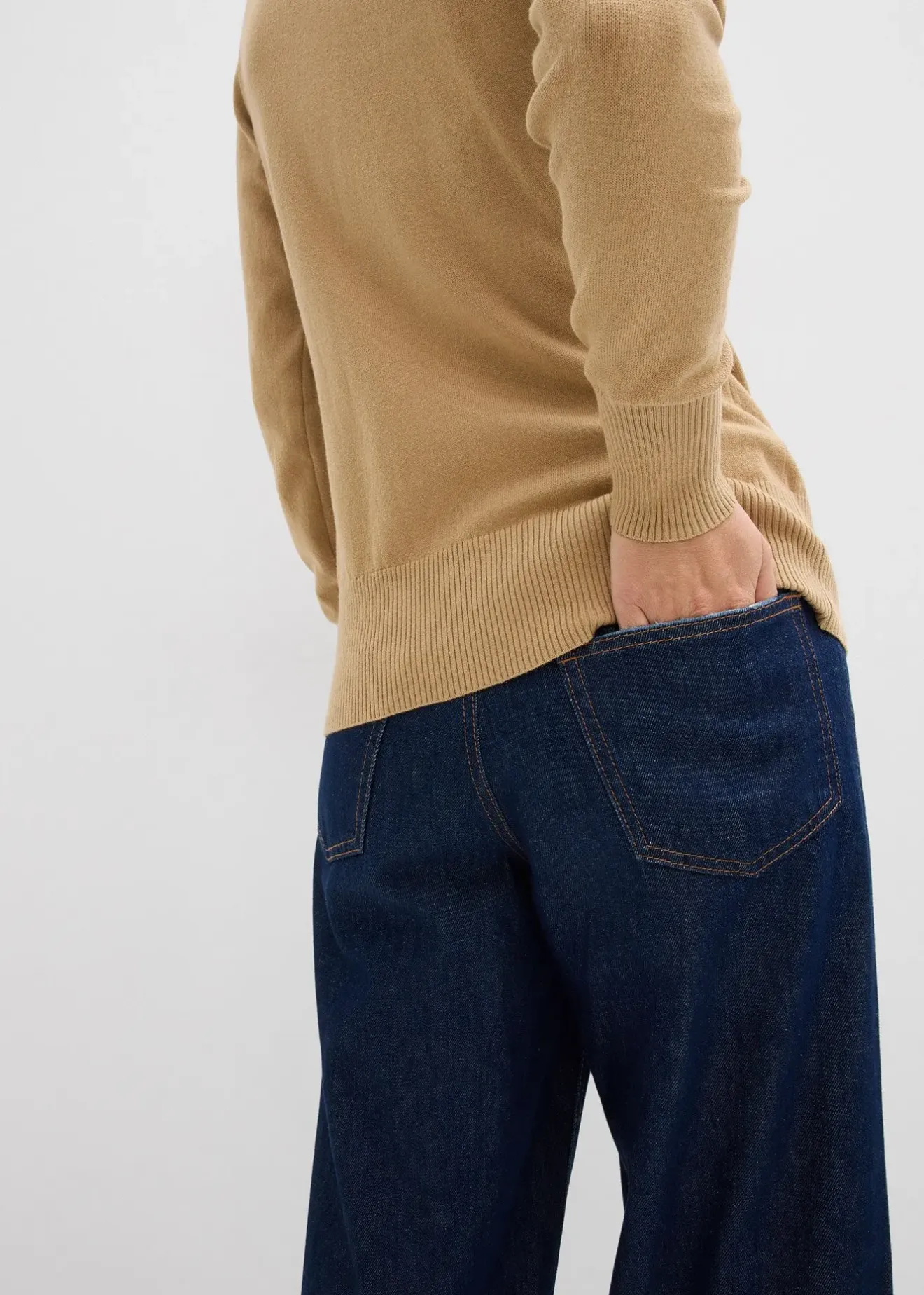 Femme bonprix Maille|Basiques|Pull col roulé basique