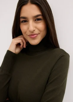 Femme bonprix Maille|Basiques|Pull col roulé basique