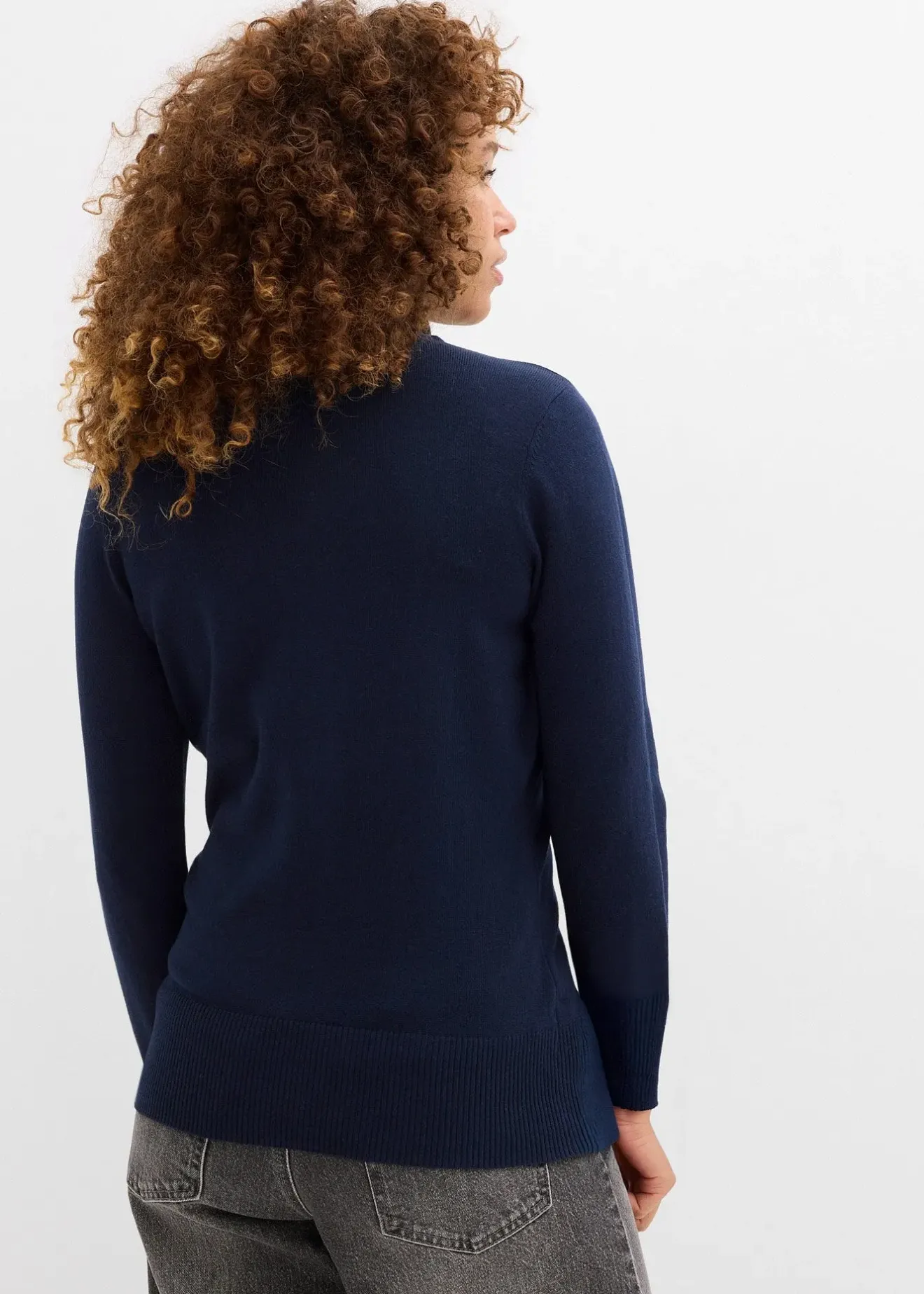 Femme bonprix Maille|Basiques|Pull col roulé basique