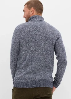 Homme bonprix Pulls & Gilets|Pull col roulé en coton mélangé
