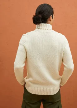 Homme bonprix Pulls & Gilets|Pull col roulé en maille torsadée