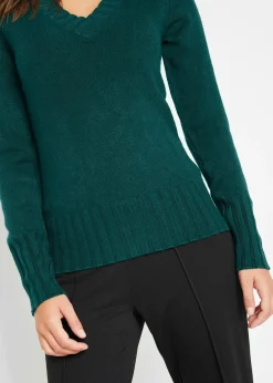 bonprix Pull col V|Femme Maille|Pulls & Gilets