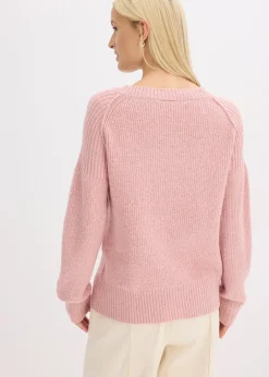 bonprix Pull col V oversize|Femme Maille|Pulls & Gilets