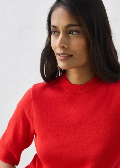 Femme bonprix Maille|Premium|Pull coton et soie