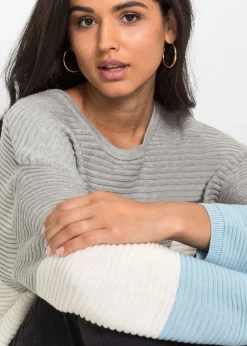 Femme bonprix Maille|Pulls & Gilets|Pull côtelé