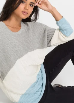 Femme bonprix Maille|Pulls & Gilets|Pull côtelé