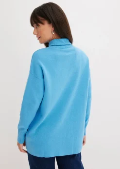 bonprix Pull côtelé 100% coton|Femme Maille|Pulls & Gilets