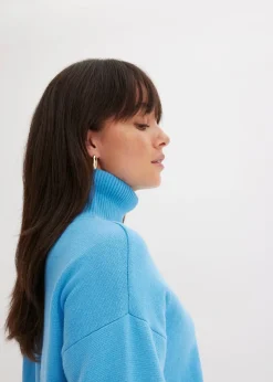 bonprix Pull côtelé 100% coton|Femme Maille|Pulls & Gilets