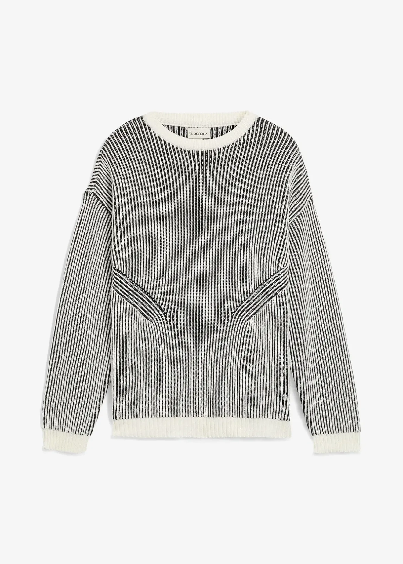 bonprix Pull côtelé ample en coton mélangé|Homme Pulls & Gilets