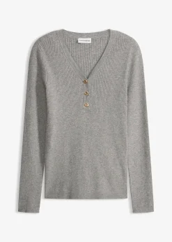 Femme bonprix Maille|Pulls & Gilets|Pull côtelé en viscose mélangée