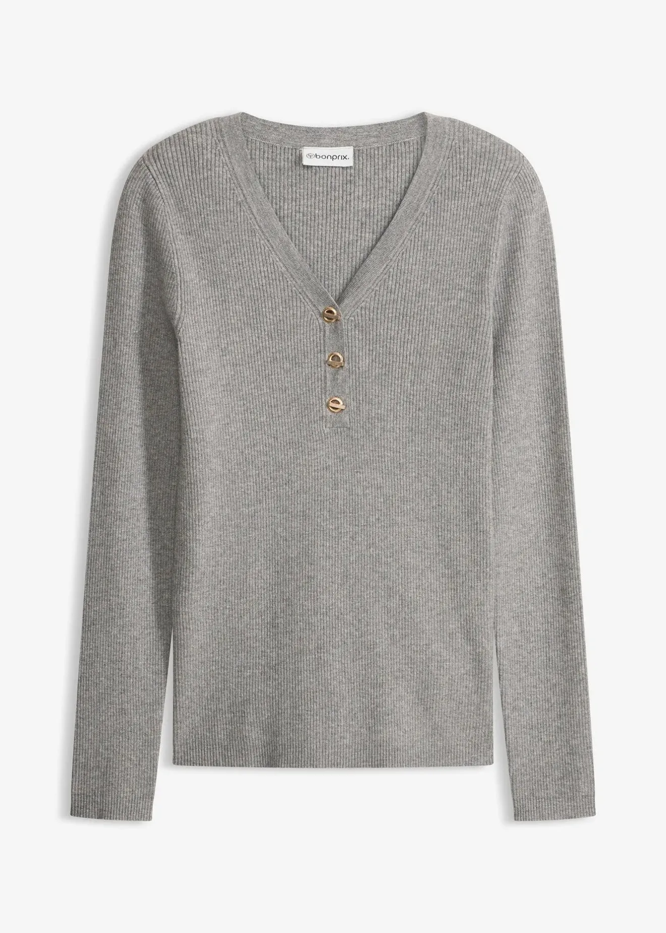 Femme bonprix Maille|Pulls & Gilets|Pull côtelé en viscose mélangée