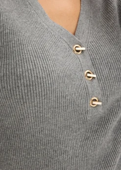 Femme bonprix Maille|Pulls & Gilets|Pull côtelé en viscose mélangée