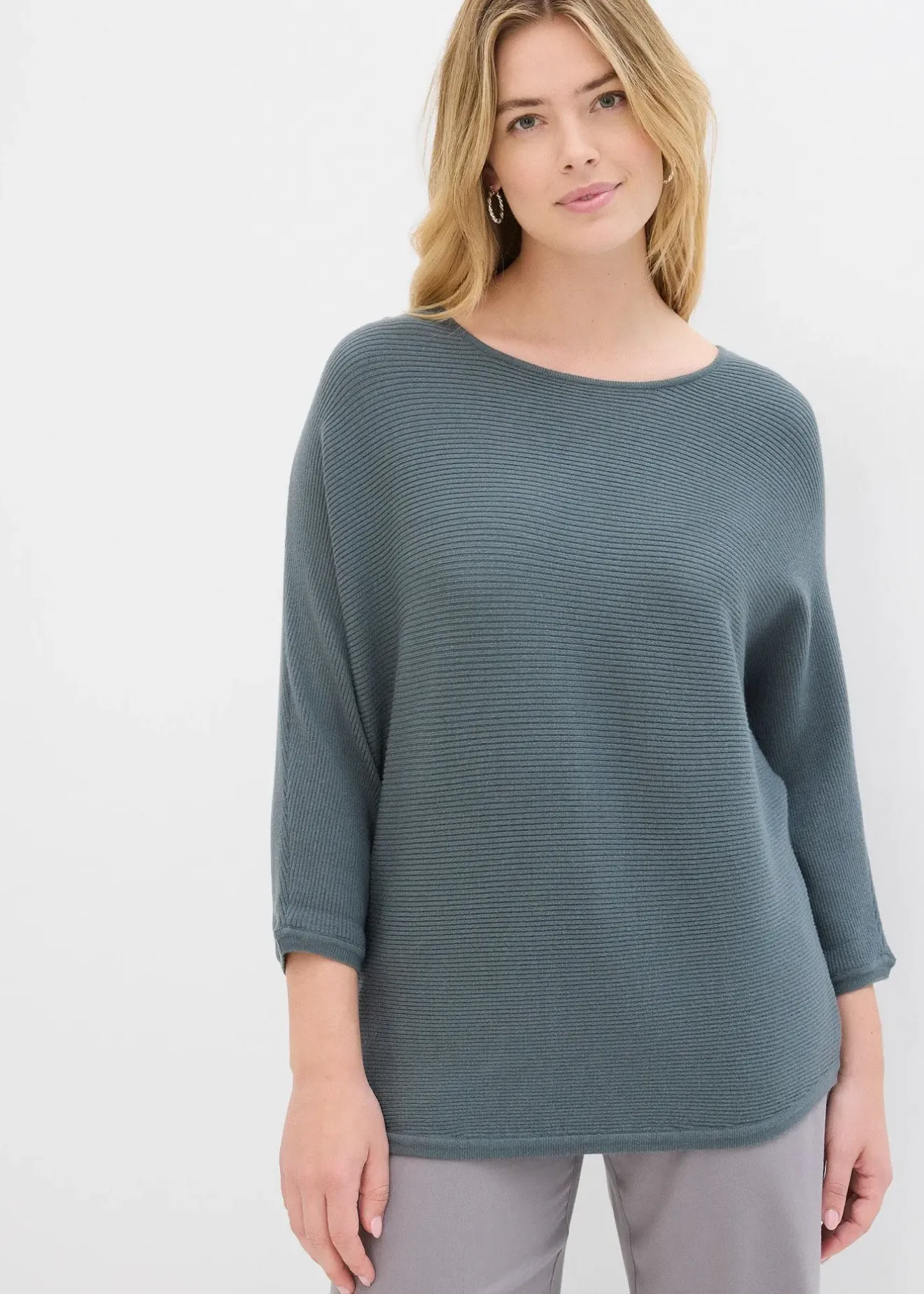 Femme bonprix Maille|Pulls & Gilets|Pull côtelé oversize