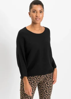 Femme bonprix Maille|Pulls & Gilets|Pull côtelé oversize