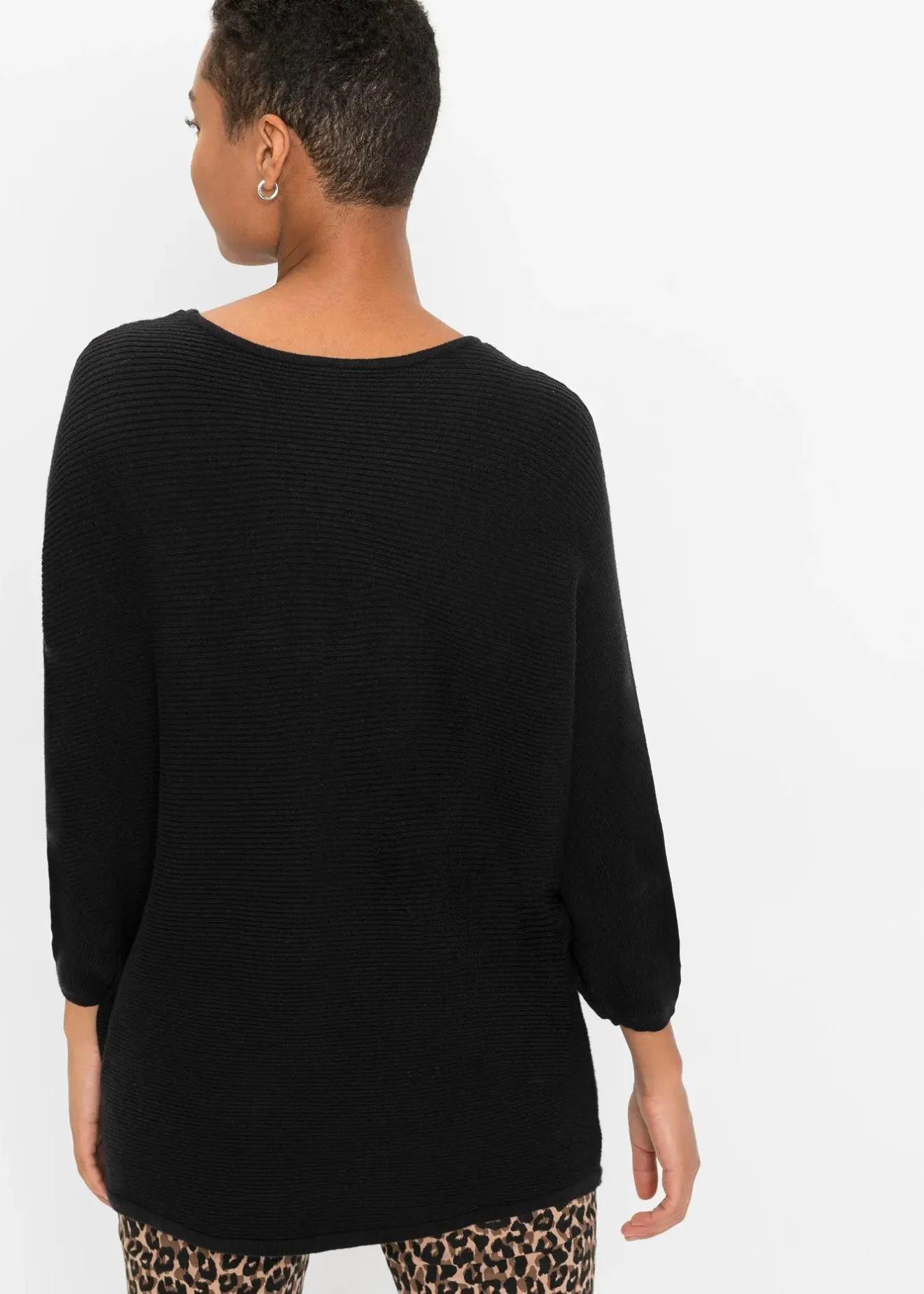 Femme bonprix Maille|Pulls & Gilets|Pull côtelé oversize