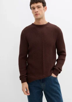 bonprix Pull côtelée|Homme Pulls & Gilets