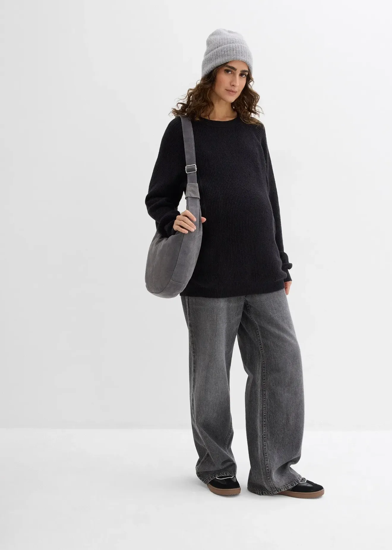 Femme bonprix Femme Enceinte|Pull de grossesse avec ouvertures discrètes pour l’allaitement