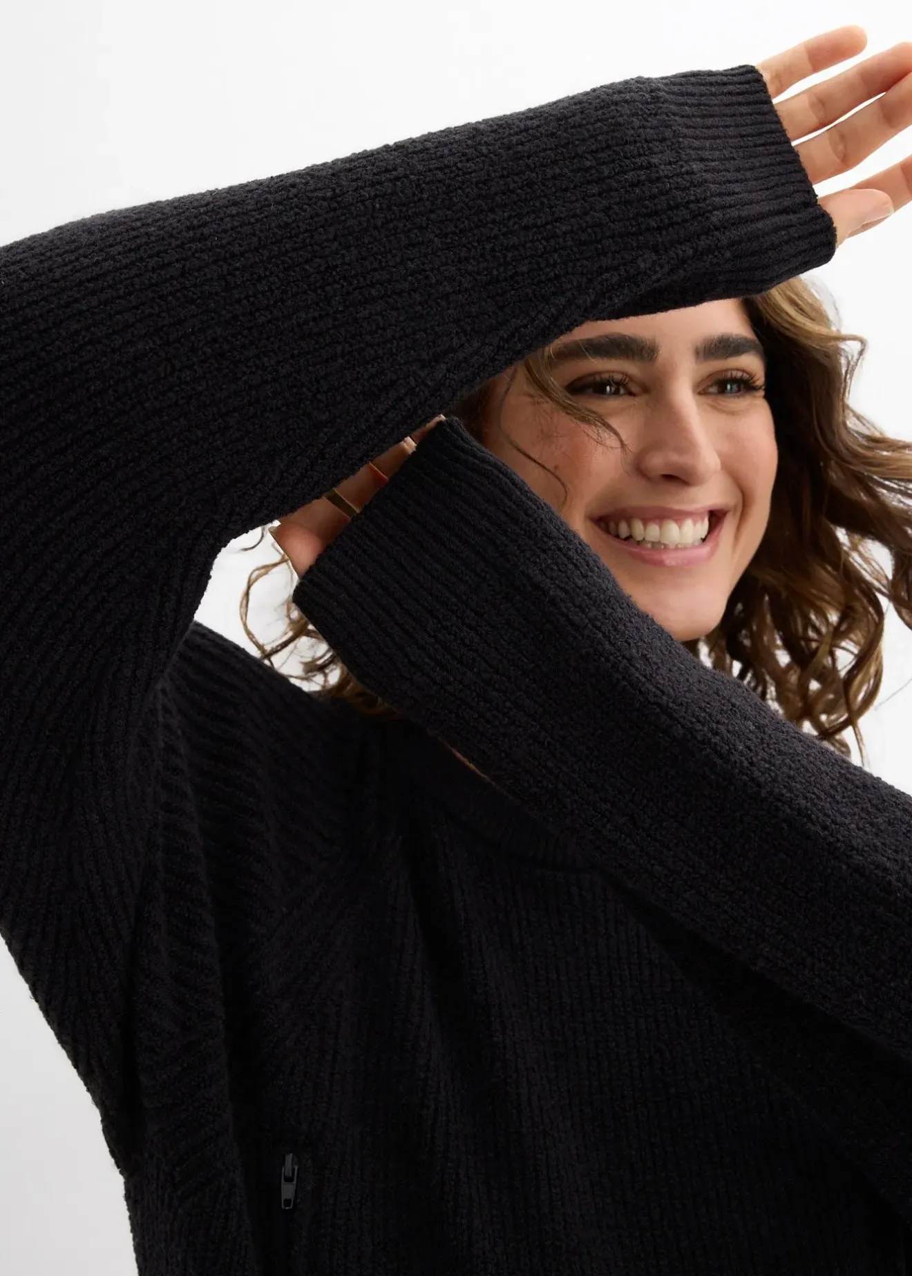 Femme bonprix Femme Enceinte|Pull de grossesse avec ouvertures discrètes pour l’allaitement