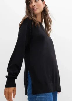 Femme bonprix Femme Enceinte|Pull de grossesse doux avec fentes pour l’allaitement
