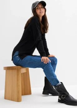 Femme bonprix Femme Enceinte|Pull de grossesse doux avec fentes pour l’allaitement