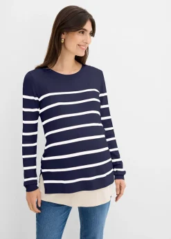 Femme bonprix Femme Enceinte|Pull de grossesse et d’allaitement en maille légère