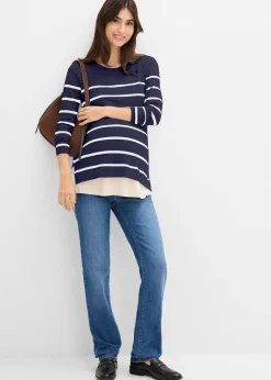 Femme bonprix Femme Enceinte|Pull de grossesse et d’allaitement en maille légère