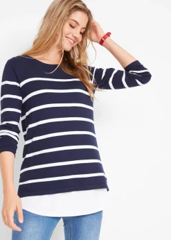 bonprix Pull de grossesse et d’allaitement en maille légère|Femme Femme Enceinte