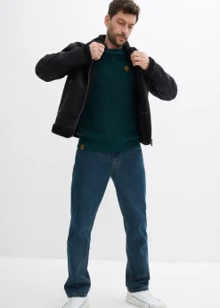 Homme bonprix Pulls & Gilets|Pull doux à col rond
