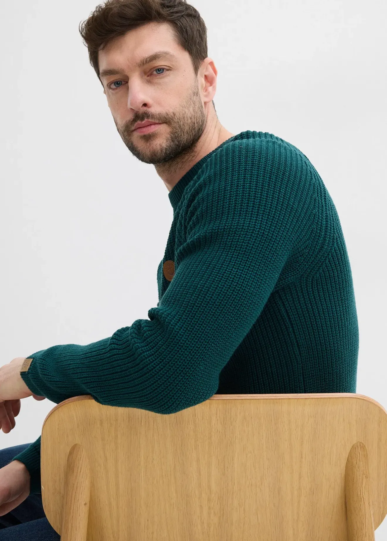 Homme bonprix Pulls & Gilets|Pull doux à col rond