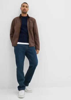 Homme bonprix Pulls & Gilets|Pull doux à torsades en fine maille de coton majoritaire, slim