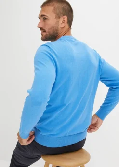 Homme bonprix Pulls & Gilets|Pull doux en fine maille de coton majoritaire