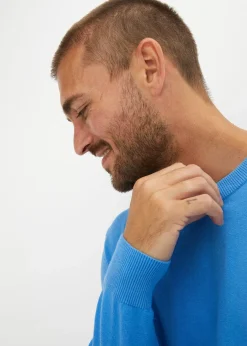 Homme bonprix Pulls & Gilets|Pull doux en fine maille de coton majoritaire