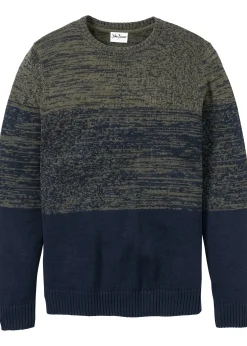 bonprix Pull doux en fine maille, coupe ventre confort|Homme Pulls & Gilets