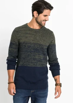 bonprix Pull doux en fine maille, coupe ventre confort|Homme Pulls & Gilets