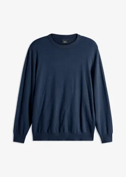 bonprix Pull doux en fine maille de coton majoritaire|Homme Pulls & Gilets