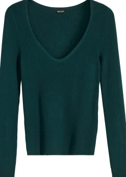 bonprix Pull doux en fine maille de viscose majoritaire|Femme Maille|Pulls & Gilets