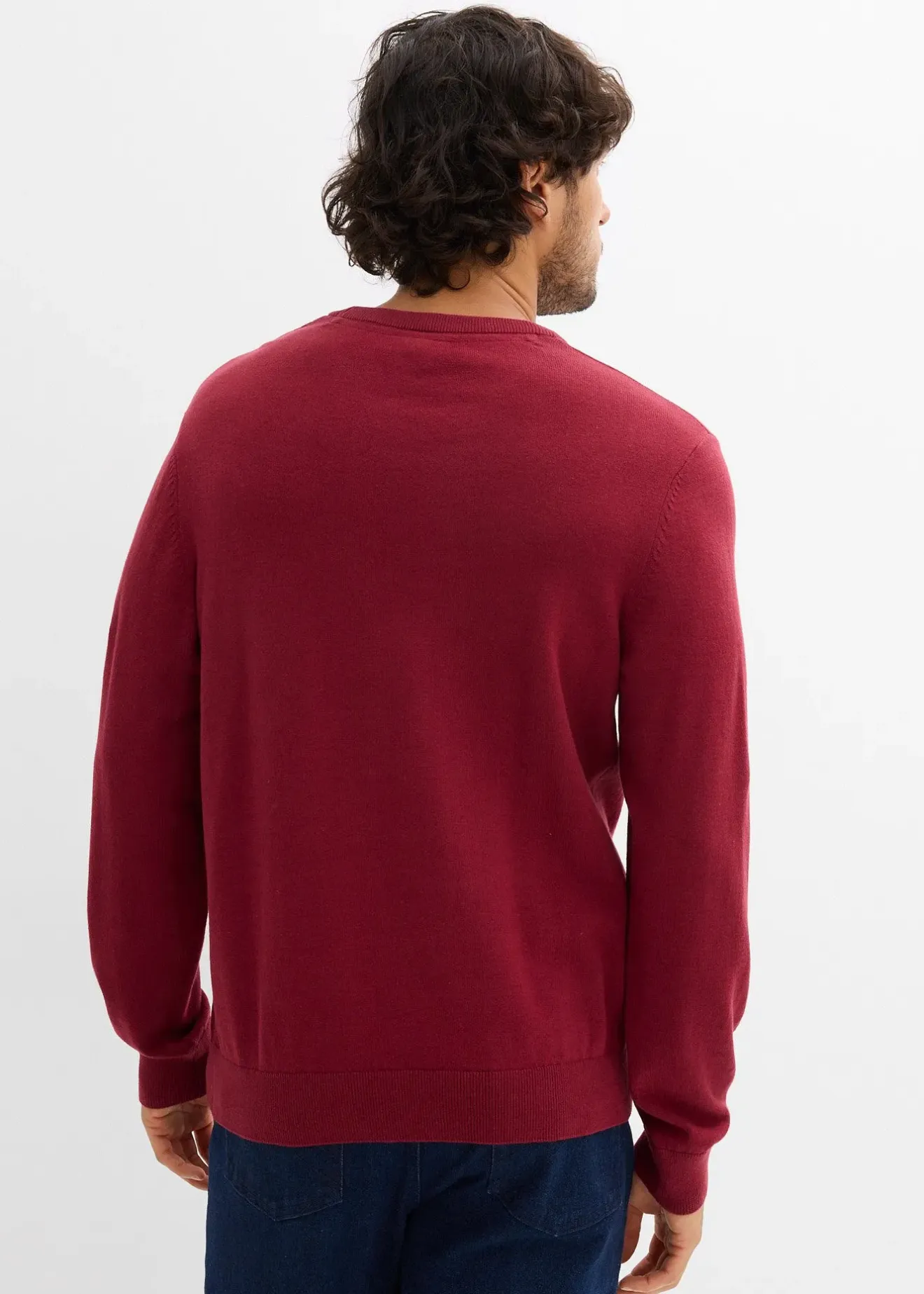 Homme bonprix Pulls & Gilets|Pull doux en fine maille de coton majoritaire