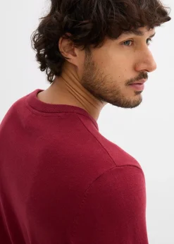 Homme bonprix Pulls & Gilets|Pull doux en fine maille de coton majoritaire