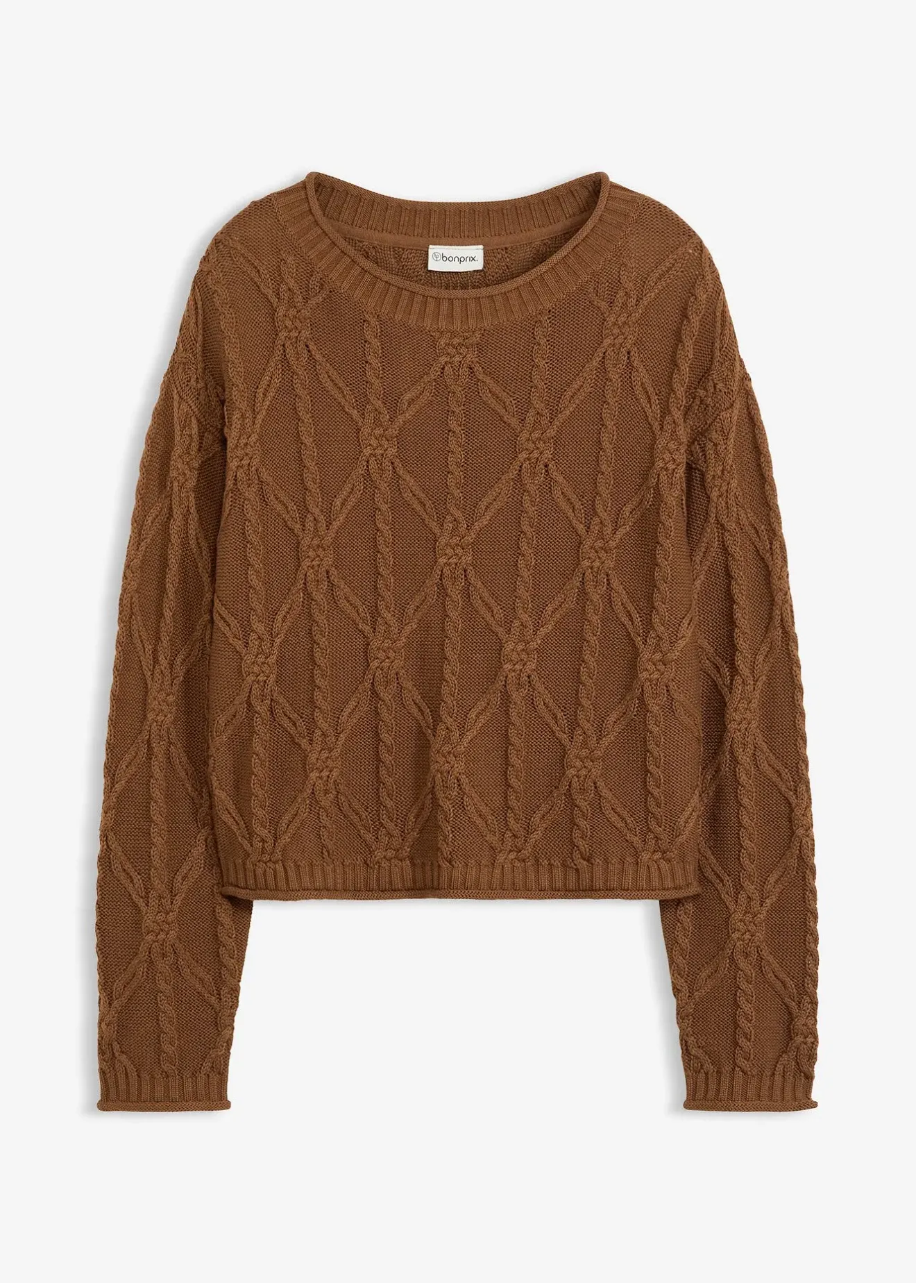 bonprix Pull en coton mélangé|Femme Maille|Pulls & Gilets