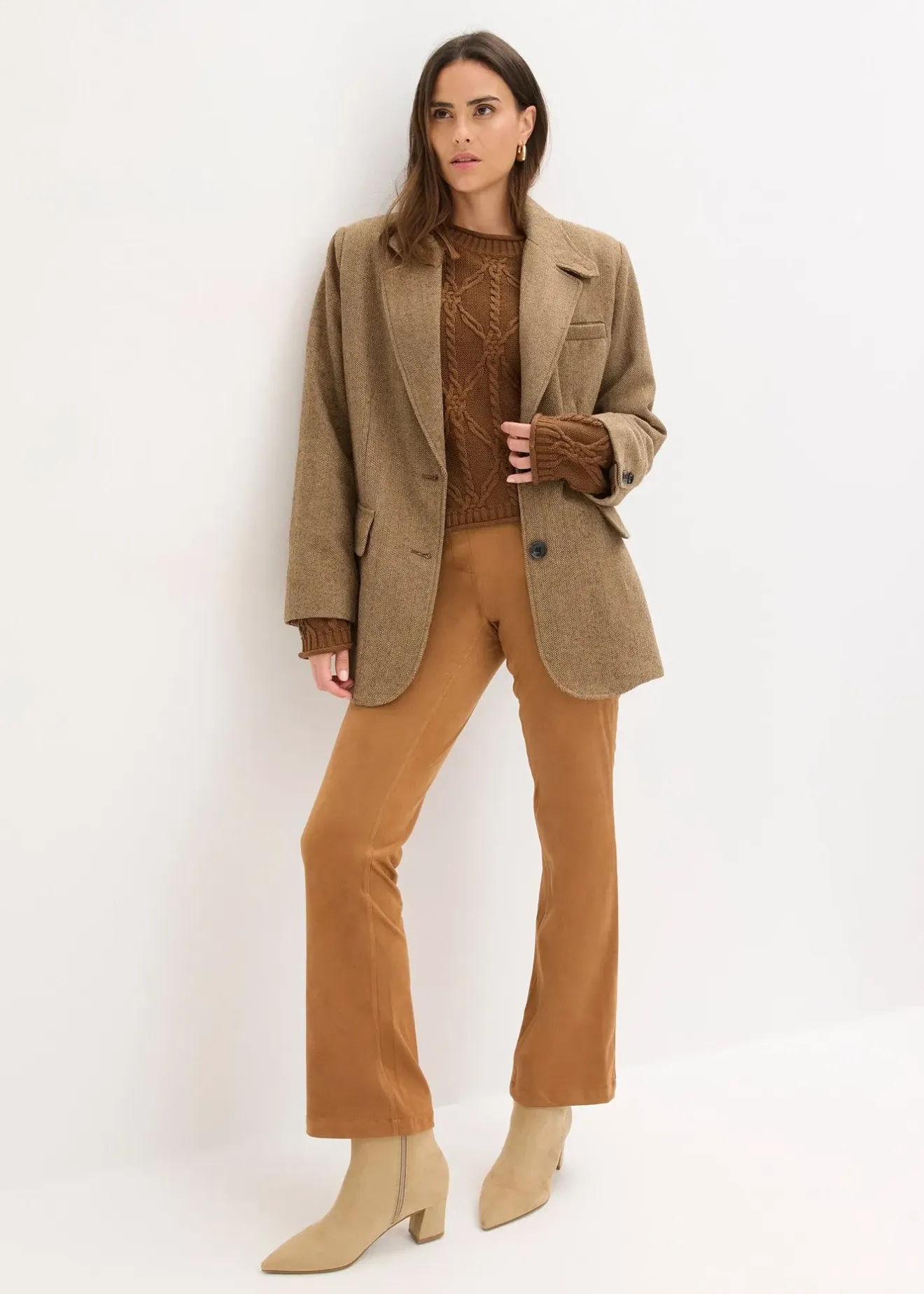 bonprix Pull en coton mélangé|Femme Maille|Pulls & Gilets