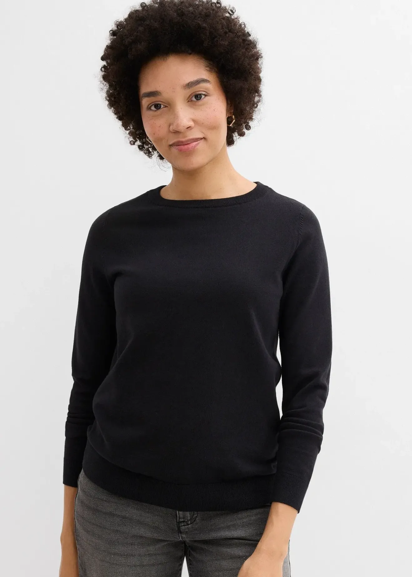 Femme bonprix Maille|Basiques|Pull en fine maille