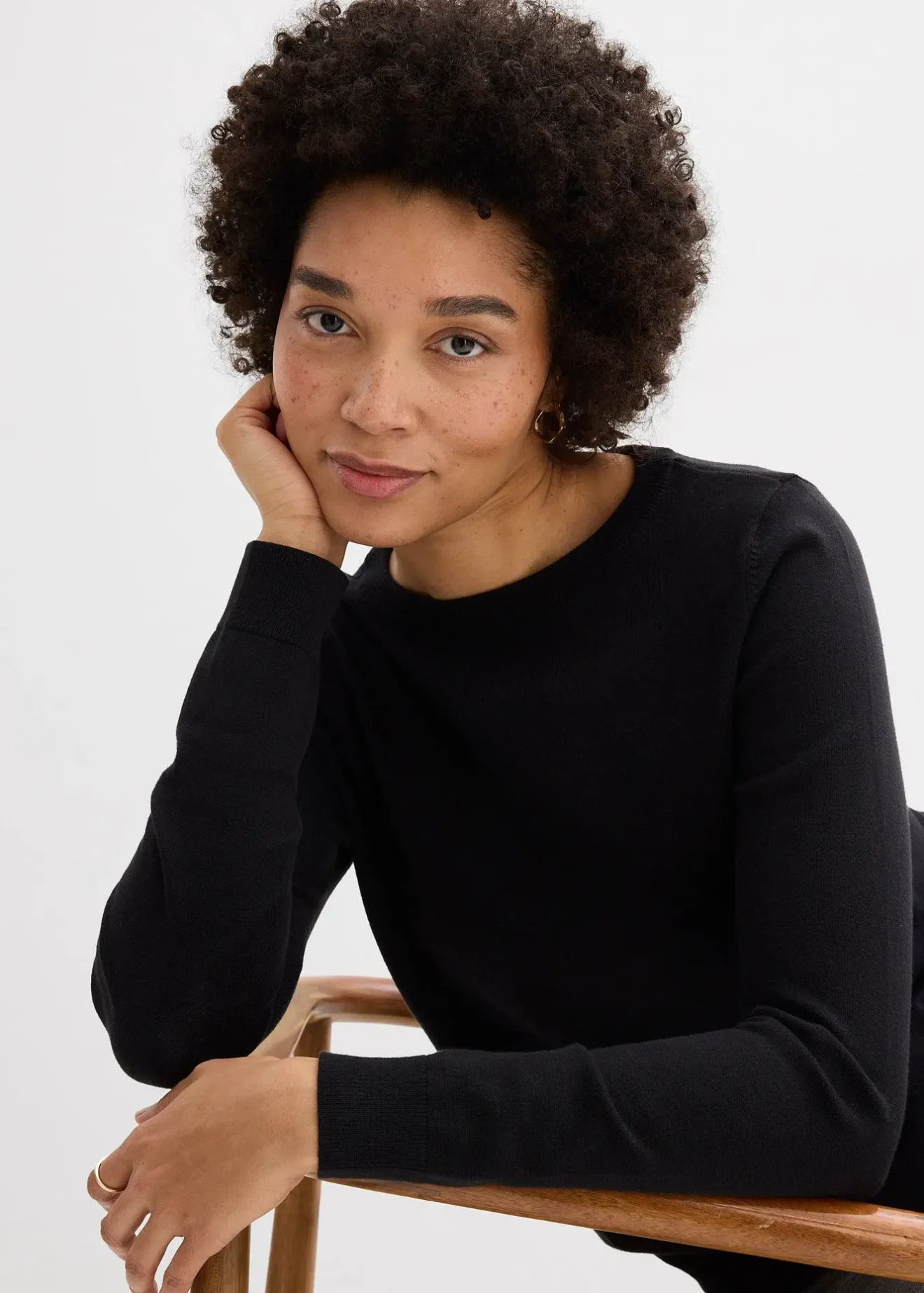 Femme bonprix Maille|Basiques|Pull en fine maille