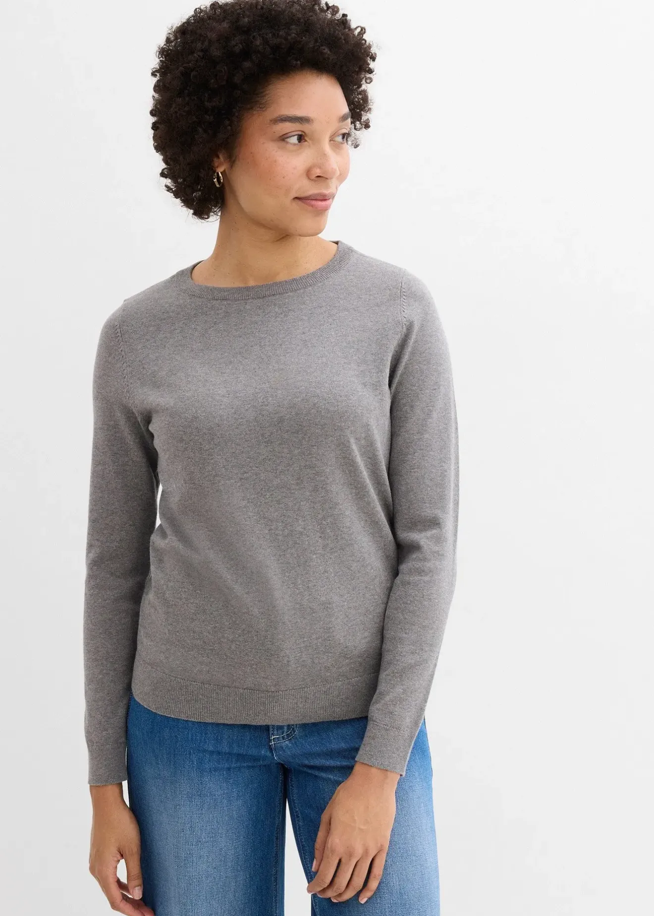 Femme bonprix Maille|Basiques|Pull en fine maille