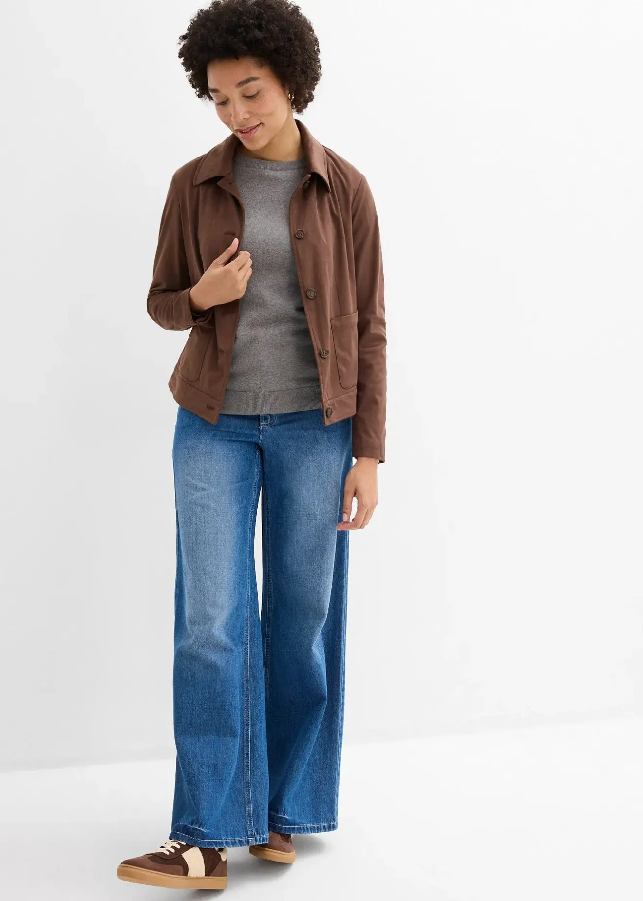 Femme bonprix Maille|Basiques|Pull en fine maille