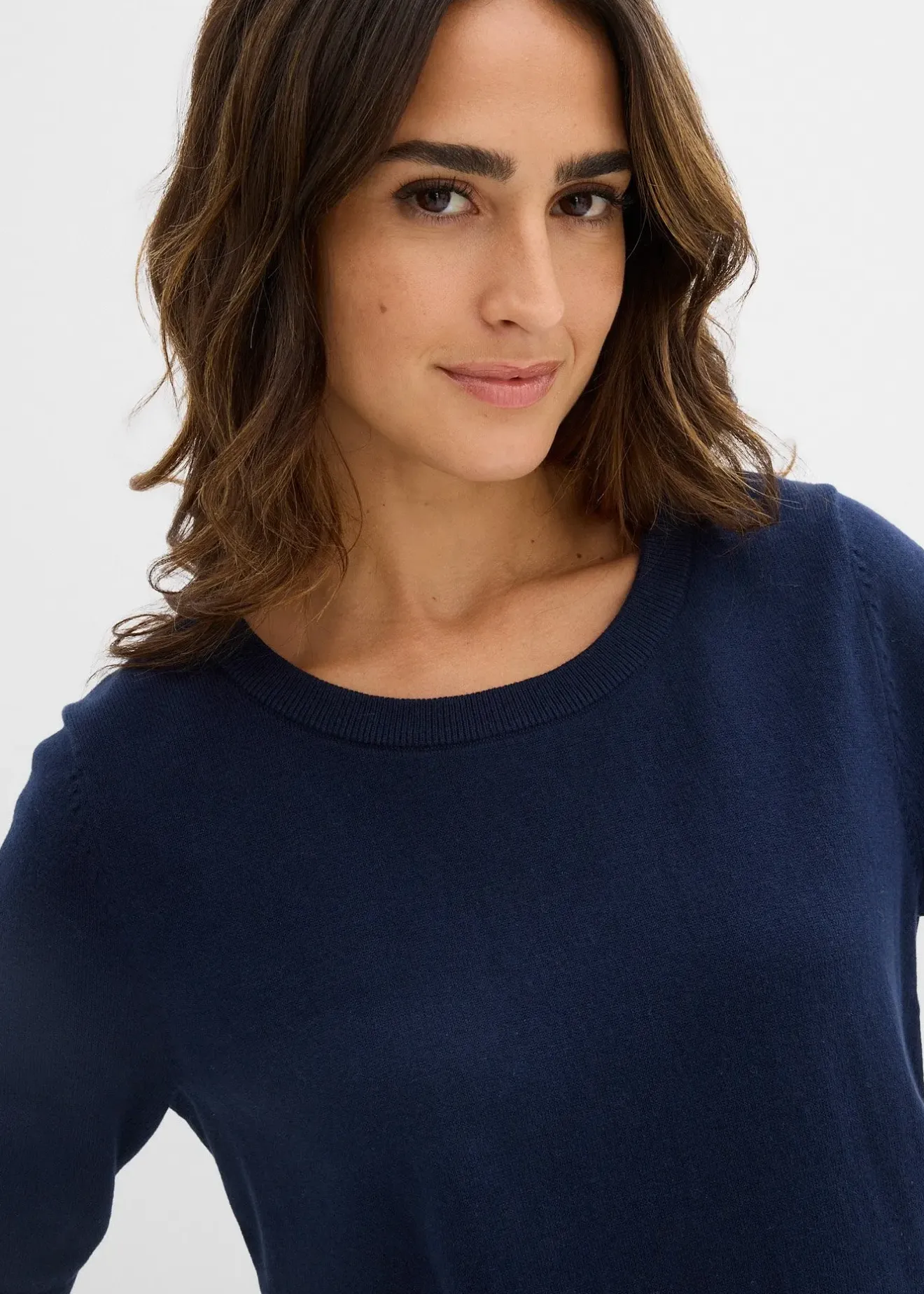 Femme bonprix Maille|Basiques|Pull en fine maille